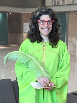 Cathy as Rita Skeeter