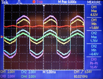 3.3 V zener, 680 uF, 5 ms